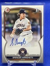 2023 Bowman Spencer Arrighetti 1st Paper Prospect Auto - #PPA-SA -Astros