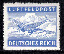 Deutsche Feldpost 1 By **, Zulassung für LP-Briefe, durchstochen,waag. geriffelt