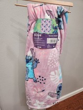 DISNEY STITCH CLOUD THROW LILO  STITCH SIMPLE STITCH NWT 60in x 70in NORTHWEST
