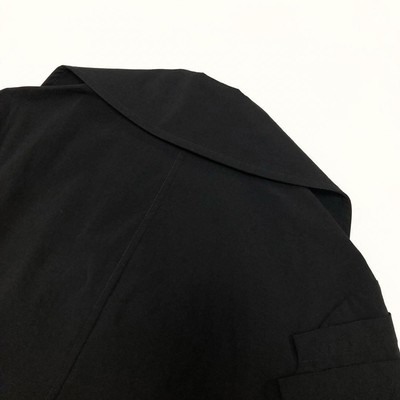 USED YOHJI YAMAMOTO PE/TAFFETA PICKED TUCK TRENCH GOOD M USED YOHJI YAMAMOTO PE/TAFFETA PICKED TUCK TRENCH GOOD M