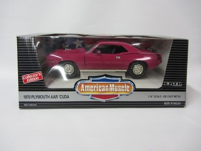 Ertl American Muscle Maßstab 1:18 1970 Plymouth AAR Cuda