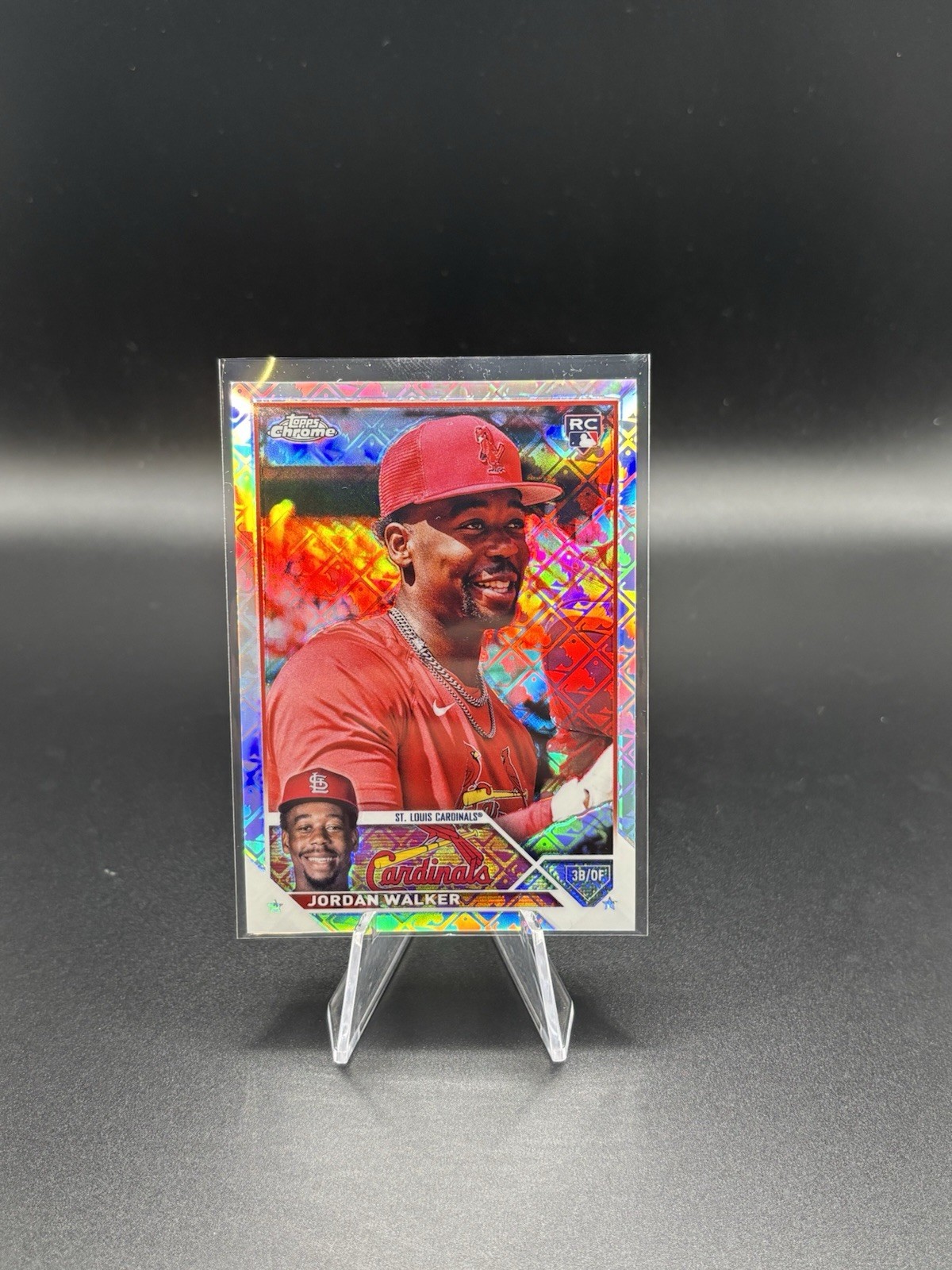 2023 Topps Chrome Logofractor Jordan Walker SP Image Variation RC