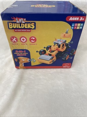 USA Toyz Lil Builders Take Apart Construction Toy 4-in-1 Toy Box Damage