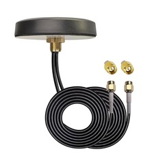 Waterproof 3.2-inch Diameter 6.5ft 4G LTE Outdoor SMA mimo Antenna, with Rout...