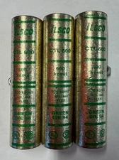 3 Ilsco CTL-600 600 MCM Barrel Butt Splice Connector Green die 94 Hypress Copper