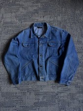 Wrangler Vintage 70  s Rare Model Denim Rider Western Jacket Size L
