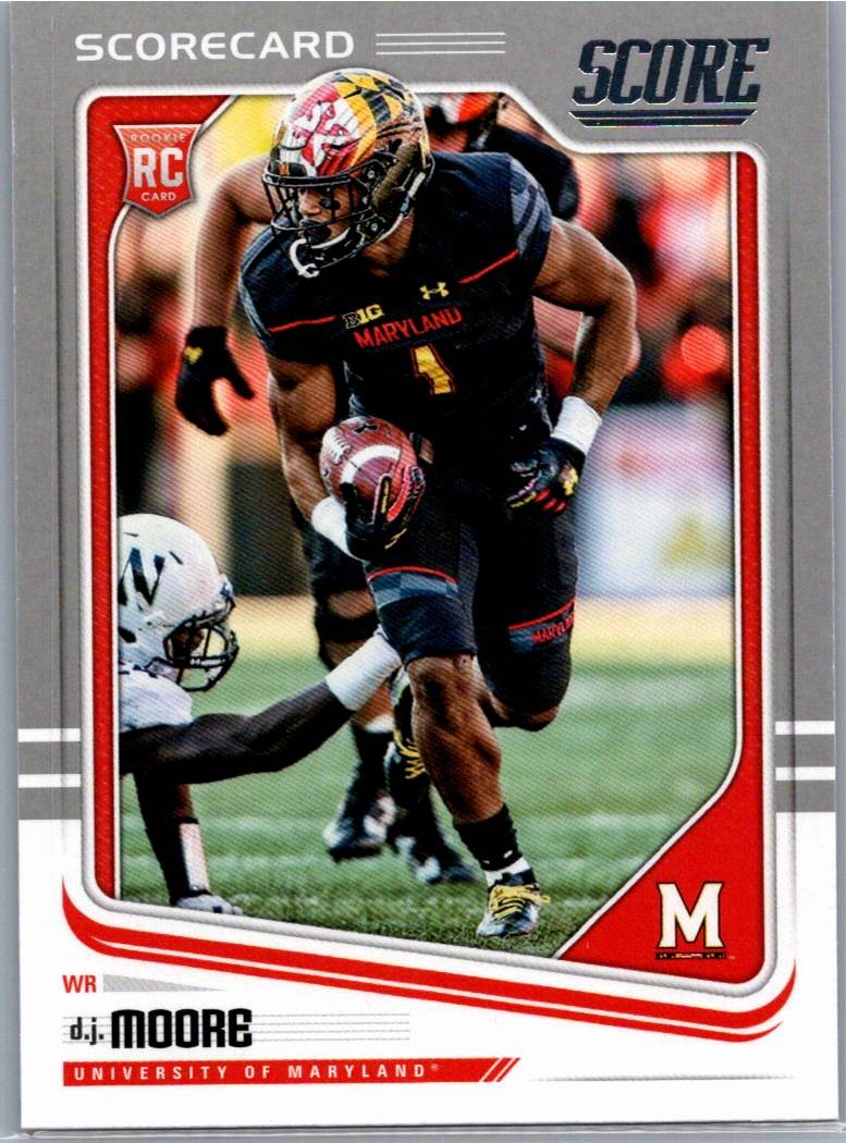 DJ Moore Panini Score #384 Scorecard