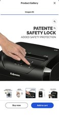 Fellowes Powershred B-121C 12-Sheet Cross-Cut Professional Paper Shredder