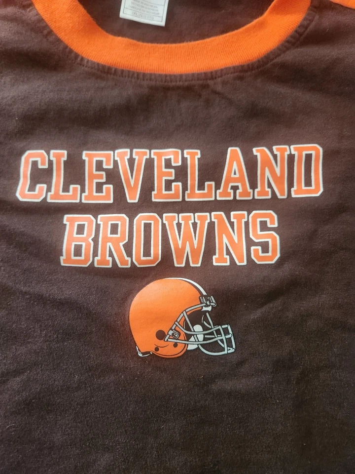 Camiseta Marrón Y Naranja Reebok Cleveland Browns Talla 2XL Foto 2 de 4