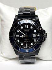 Invicta Pro Diver Men's Black Dial w Black Blue Bezel Watch 43mm 44713