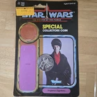 Star Wars Kenner VINTAGE POTF Imperial Dignitary Last 17 Coin and Cardback 1985