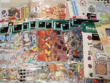 Huge Lot 100 Packs of Stickers: Nicole, Sandylion, Sticko, Rebecca Sower