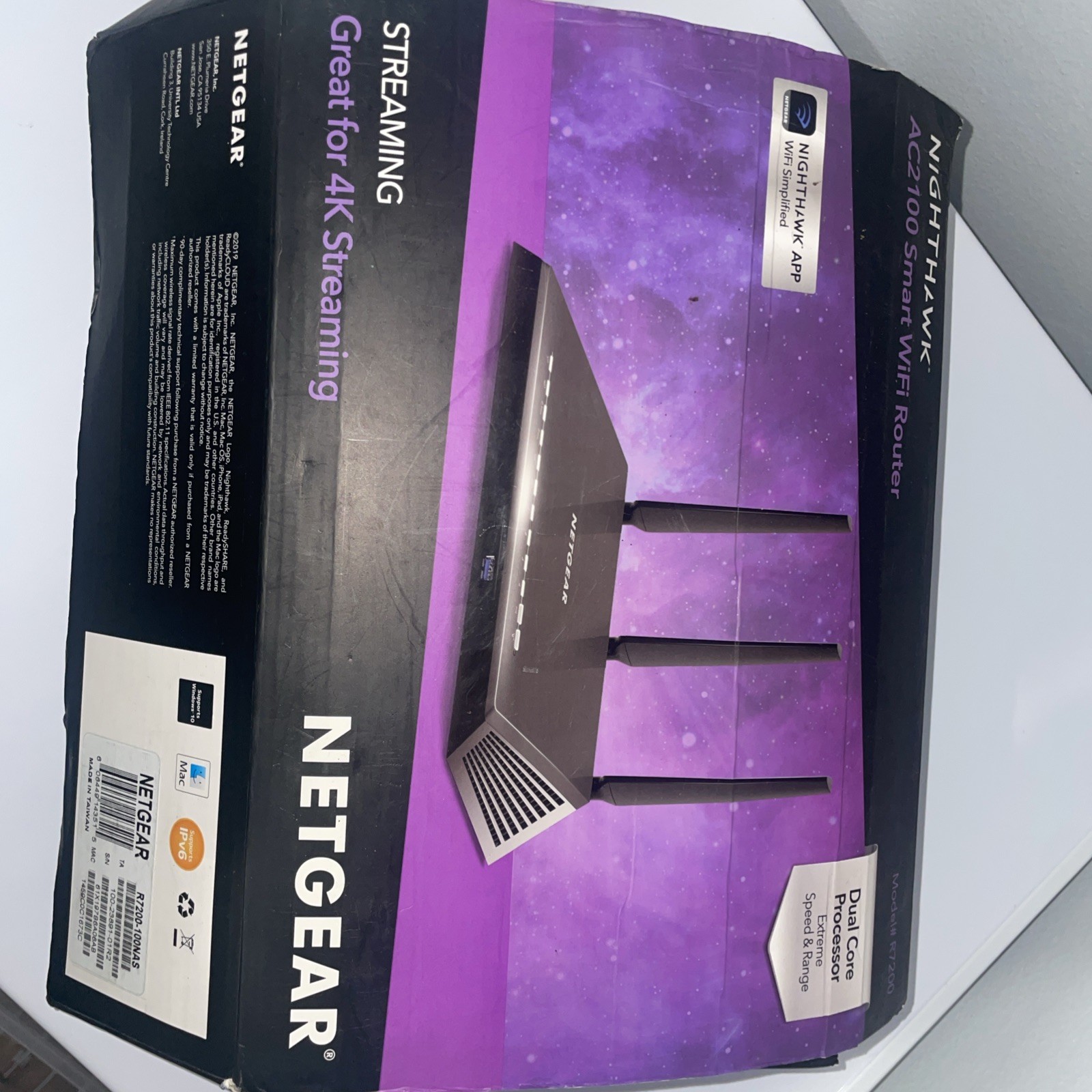 Authentic Netgear NIGHTHAWK Smart WiFi Router - AC2100 R7200 Open Box