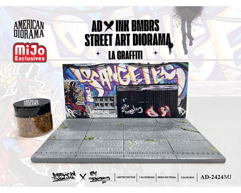 ☆ Creative Diorama Parts①　　　　　　　【特典会員限定】 American Diorama LA Street Art Diorama Graffiti – Limited Edition