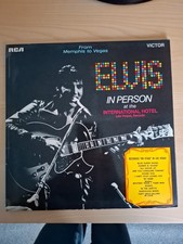 Elvis Presley Vinyl Record Collection, Elvis In Person.