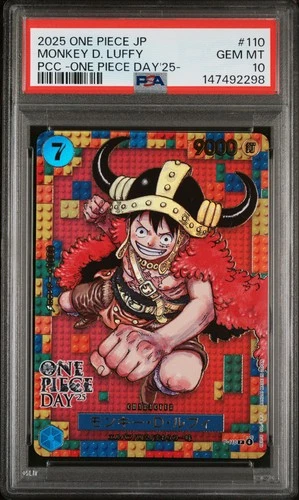 2025 #110 MONKEY D. LUFFY PSA 10
