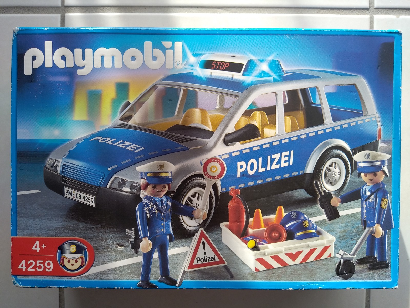Voiture de police PLAYMOBIL 4259 pour créer des courses poursuites miniatures