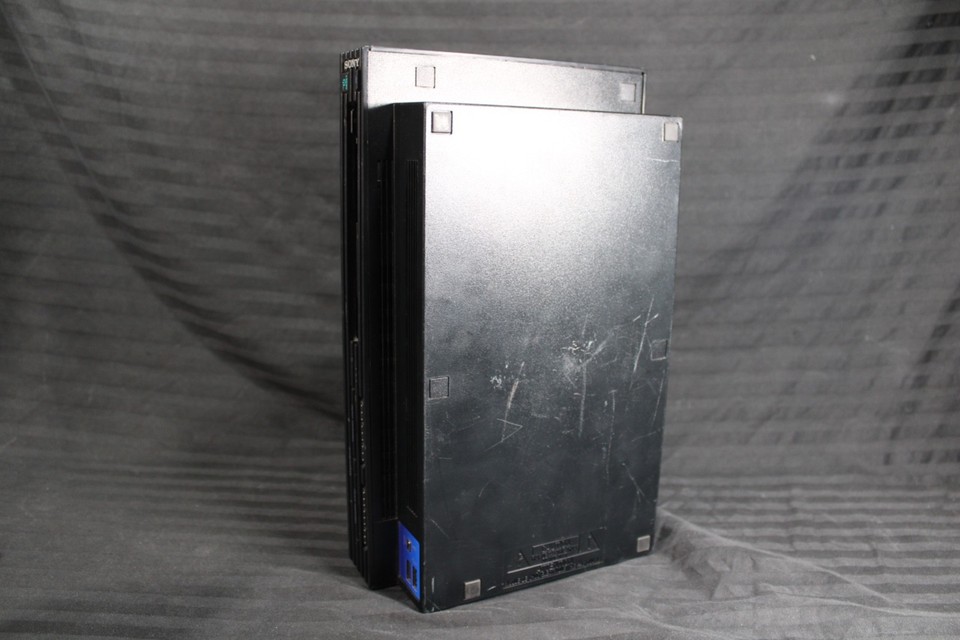 Sony PlayStation 2 Fat PS2 Black SCPH-30001 R Console ONLY - FOR PARTS ...