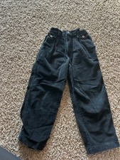 Black Lacoste corduroy pants kids size 6