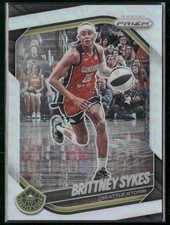 2025 Panini Prizm WNBA #121 Brittney Sykes Green Prizms