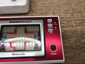Nintendo Game & Watch Pocketsize MARIO'S CEMENT FACTORY ML-102 With Box