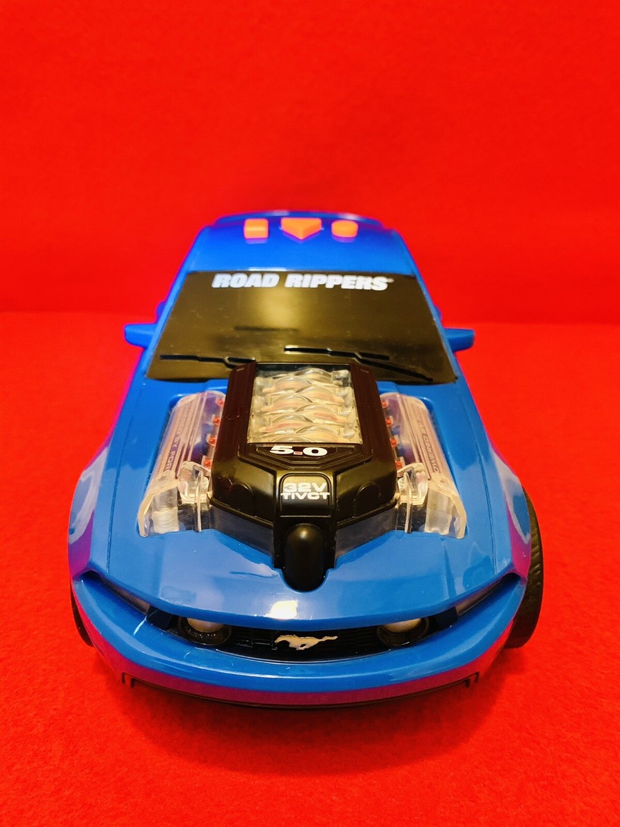 Toy State Road Rippers BLUE Mustang GT 5.0 Electronic Toy State Road Rippers BLUE Mustang GT 5.0 Electronic