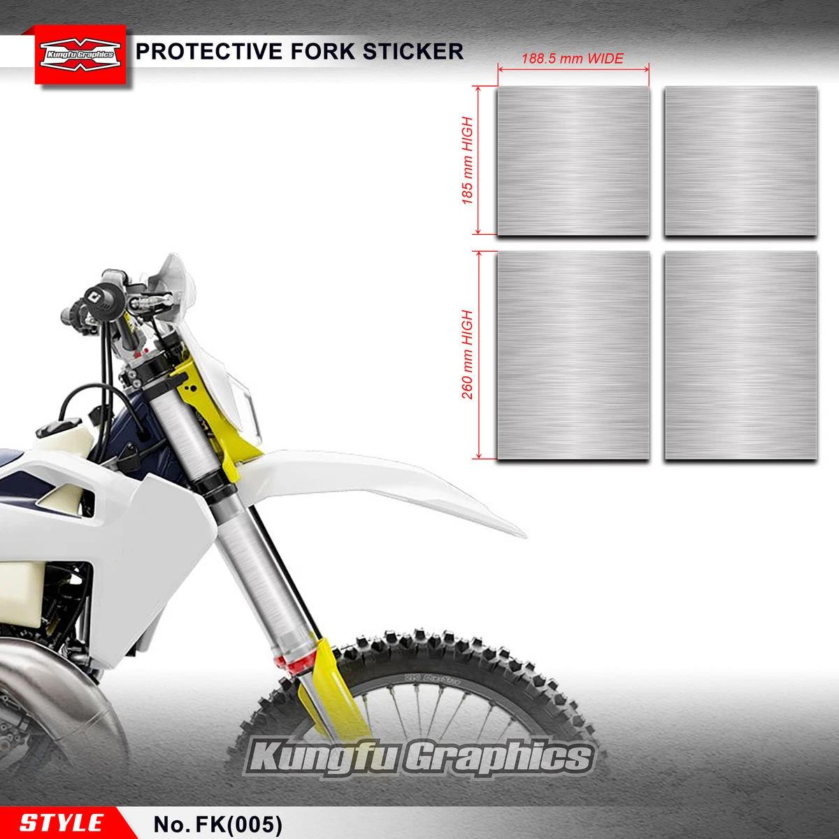 Pack of Waterproof Stickers and Decals Bikes MOTO Vinyl Waterproof