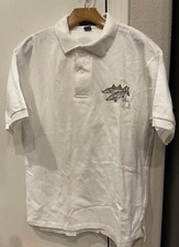 VTG 90s Guy Harvey Limited Fishing SS Polo Shirt White Made In USA Large