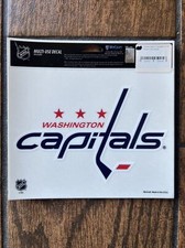 Washington Capitals 5x6 MULTI-USE DECAL PERFECT FOR CAR WINDOWS NHL LICENSED