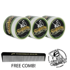 Suavecito Matte Pomade 3 Pack Bundle 4 oz. Cans