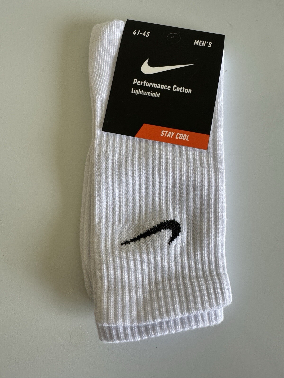 nike ankle socks mens 8-12 White-image