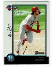 2021 BOWMAN THROUGH THE YEARS VARIATION ALEX BOHM RC 02/50 PHILADELPHIA PHILLIES