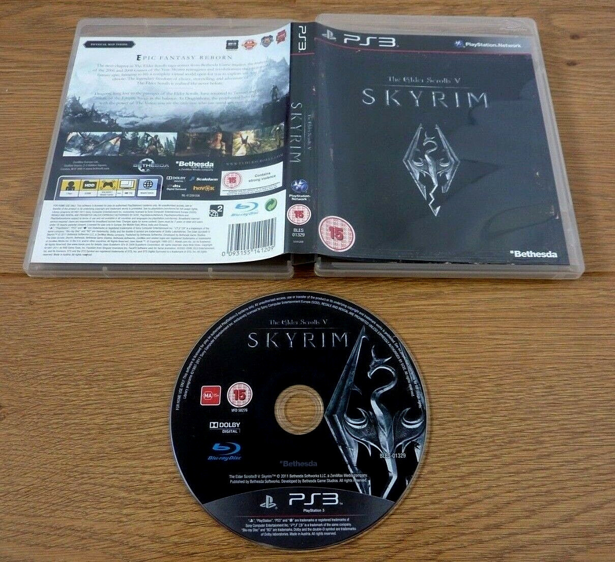 The Elder Scrolls V SKYRIM for Sony PS3 UK PAL Region 2