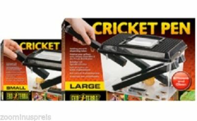 Cricket Pen Exo Terra Komplettes Pflegeset für Grillen.  Large 30x 20,5 x 19,5cm