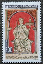 Timbre - FRANCE - RICHARD Coeur de Lion - Neuf ** - YT3238 - 1999
