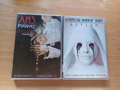 AHS American Horror Story: Asylum And Roanoke DVDs