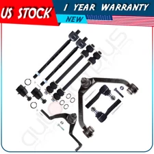 For 1995-2001 Ford Explorer 10Pcs Upper Control Arm Ball Joint Tie Rod End Kit
