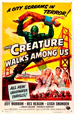 Creature Walks Among Us poster (a) : 11 x 17 : Creature From The Black Lagoon