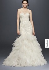 David  s Bridal Galina Signature Wedding Dress Size 14