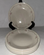 NEW? LOT NINE Corelle Corning English Breakfast Plates Small 6.75" Floral (11478