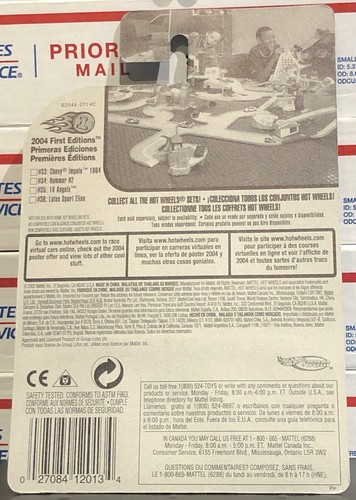 2004 HOT WHEELS LOTUS SPROT ELISE, GOLD #036/100 2004 FIRST EDITIONS, GOLD RIMS - Picture 2 of 6