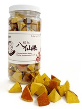 Yellow Citrus Peels with Eight Immortals Fruits sore Throat, Dry Throat