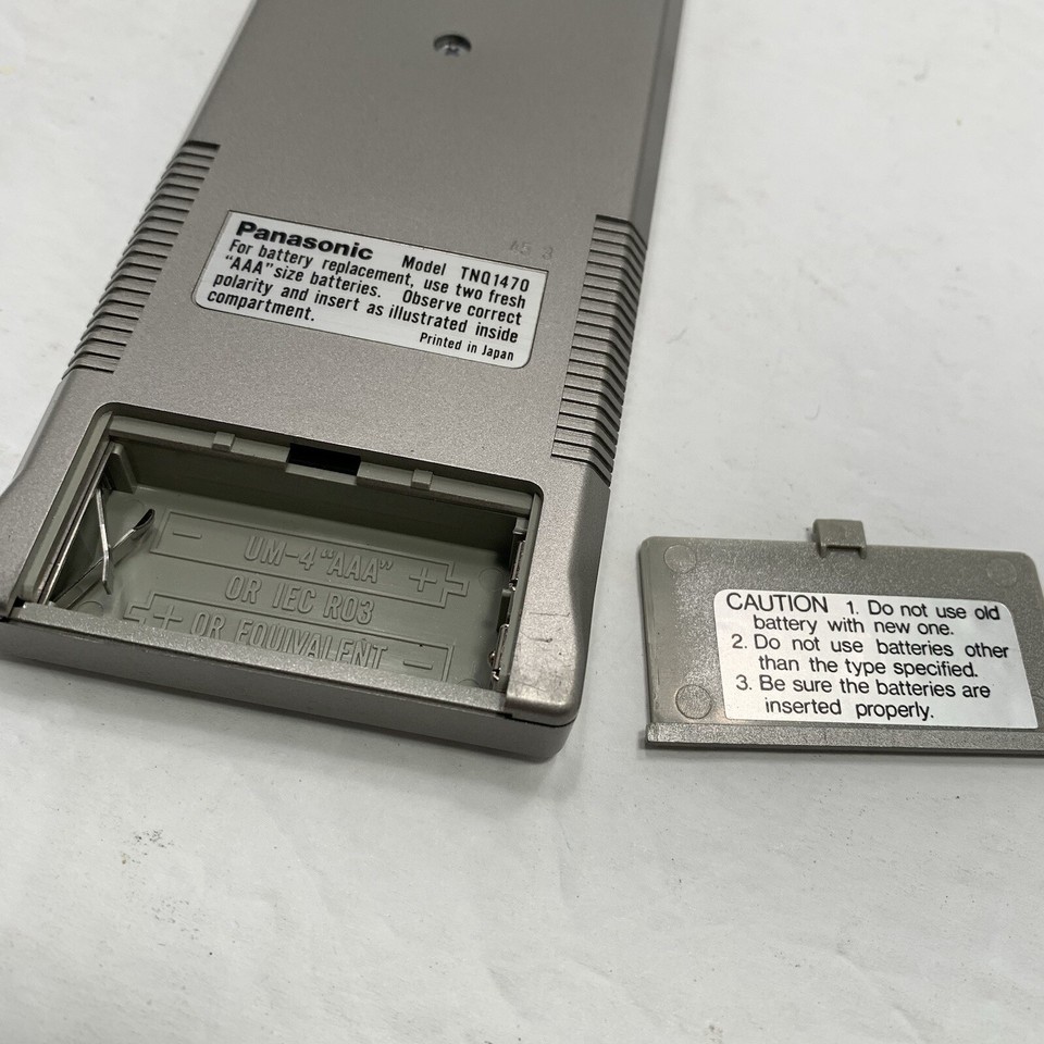 Genuine Original Panasonic TELETEXT Remote Control TNQ1470 Tested ...