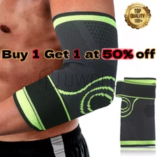 Elbow Brace Compression Support Sleeve Arthritis Tendonitis Reduce Joint Pain