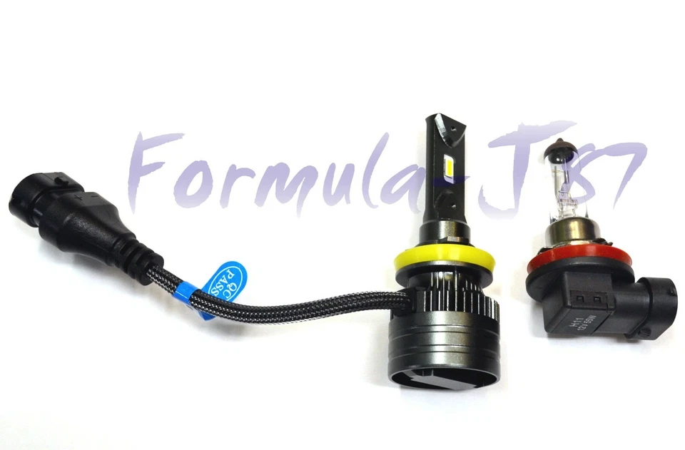 Kit LED G8 100W H11 5000K Blanco Dos Bombillas Cabeza Luz Ventilador de haz bajo Actualización fresca Foto 4 de 4