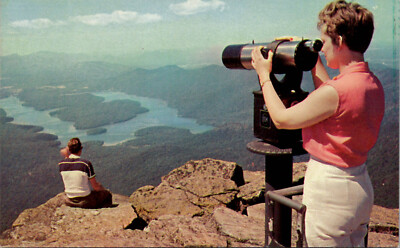 c1960s Lake Placid Mirror Whiteface Adirondack NY Viewer Postcard Lot of 100