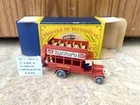 MATCHBOX LESNEY YESTERYEAR Y2-1 B TYPE “DEWARS” LONDON BUS ISSUE 3* RARE