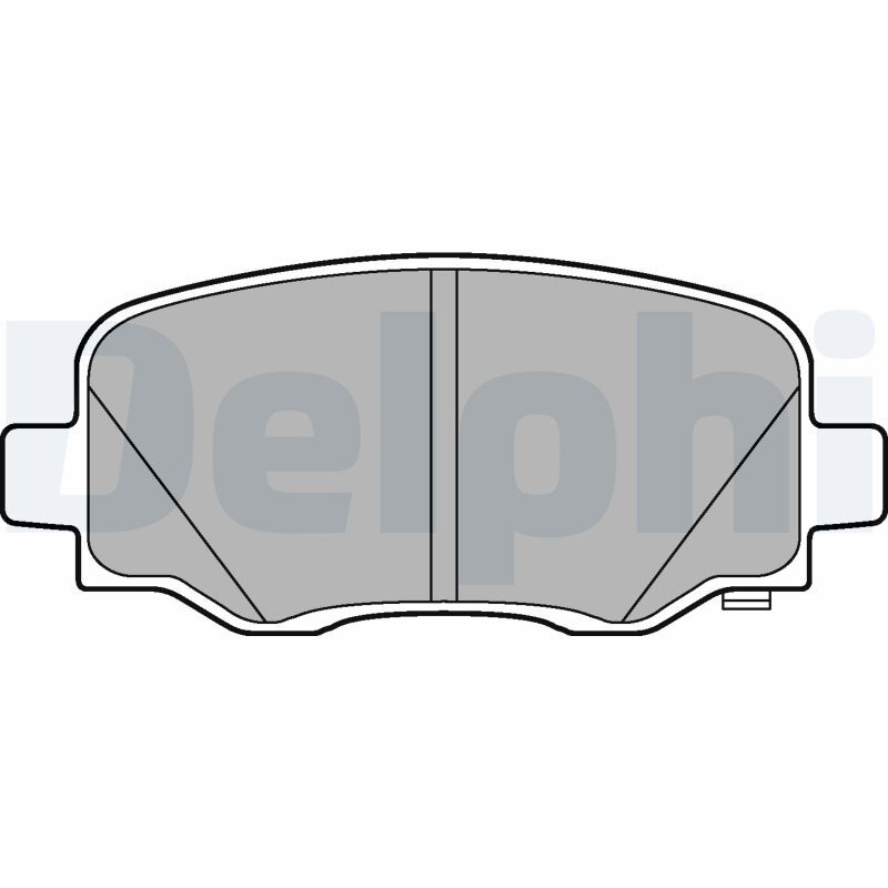 Plaquette de frein de stationnement FIAT DELPHI LP3194 pour blocage en pente