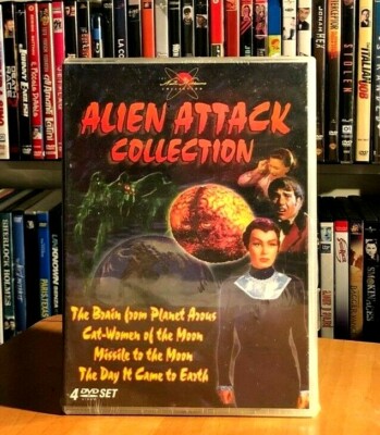 ALIEN ATTACK COLLECTION SCI-FI 4 Movie Pack DVD BOX NEU NEW