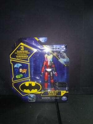 Caped Crusader Batman Harley Quinn 4 inch action figure SEALED RARE